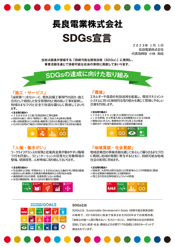 SDGs宣言書